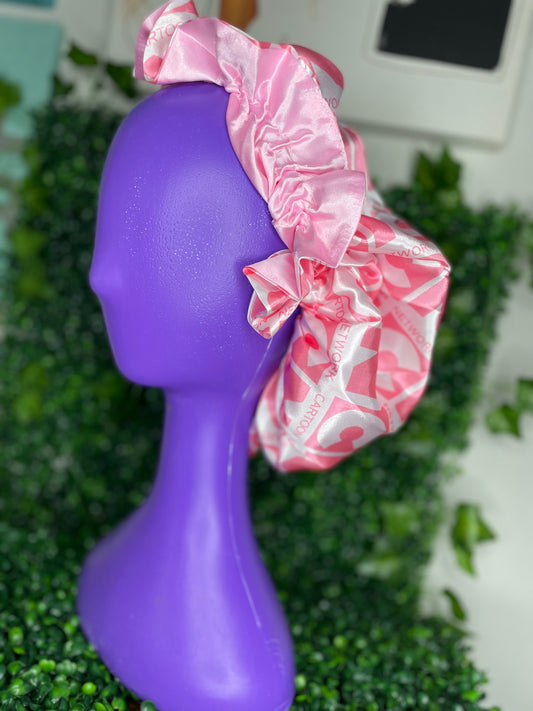 pink cartoon network courage the cowardly dog luxury  bonnet